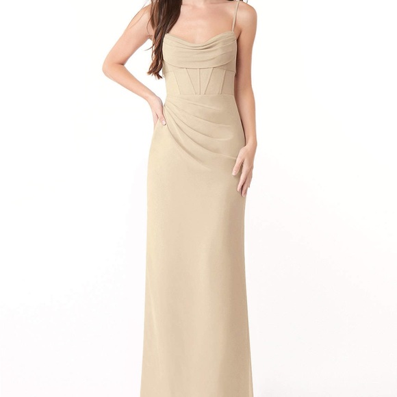 AZAZIE Mai Champaign Dress - Picture 2 of 12